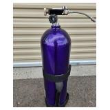 Scuba Cylinder w/ Gauge & Straps