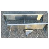 Stainless Steel Wall-Mount Shelves Set