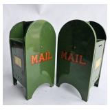 Vintage Mini Mail Drop Boxes
