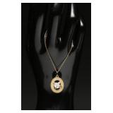 10K Chain & 12K GF Colorado Columbine Necklace