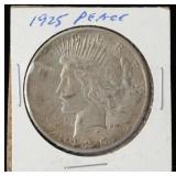 1925 P Peace Silver Dollar