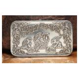 .999 Fine Silver "Happy Easter" 1oz Ingot