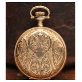 Antique 14K Gold Waltham Size 12 Pocket Watch