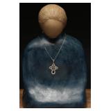 .925 Celtic Eternity Knot Cross Necklace