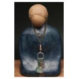 Vintage Sea Glass Fashion Necklace