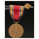 WWII Victory Medal & Honorable Service Lapel Pins