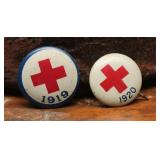 Red Cross 1919 & 1920 Membership Pins