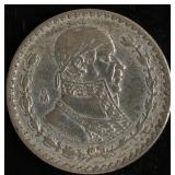 1959 Silver Mexican Peso