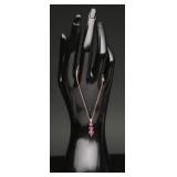 10K Gold Heart Pendant with Chain, 1.94g