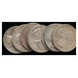 Silver Washington Quarters (8)