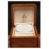 14K Gold "Wish Rings" Diamond Necklace, 5.40g