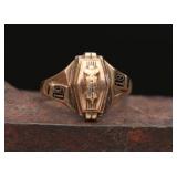 Vintage 10K Gold Josten Class Ring, 3.93g