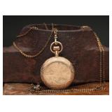 Waltham Hunter Case Pocket Watch - Engraved