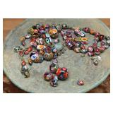 Vintage Venetian Murano Millefiori Beads