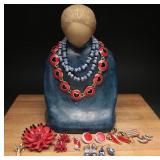 Costume Jewelry Necklace and Earring Lot