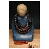 Bohemian Earth-Tone Semi-Precious Jewelry Set