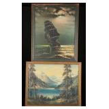 Framed Gordon Grant and Thon Prints