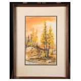 Robert Corty Watercolor Colorado Landscape