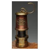 Welsh Brass & Copper Minerï¿½s Safety Lamp