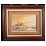 Robert Corty Watercolorï¿½Native American Scene