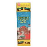 Lincoln Logs Set 1C Tin Canister, Circa 1950s