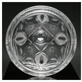 American Brilliant Hobstar Cut Glass Bowl