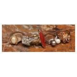 Vintage Gemstone Rings Collection Size