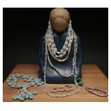 Beaded Necklaces and Ring Sets