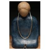 Sterling Silver 19.73g Multi-Strand Necklace and