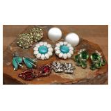 Clip-On Earrings Collection, 7 Pairs
