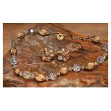 Lisner AB Crystal and Gold-Tone Jewelry Set