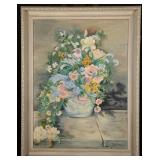 Alice McCollum 1955 Floral Still Life Painting