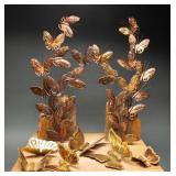 Homco Butterfly Metal Decor Set, 8 Pieces