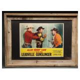 Leadville Gunslinger 1952 Lobby Card, Framed