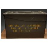 .30 Cal M2 Ammo Box With Cartridges and Bandage T