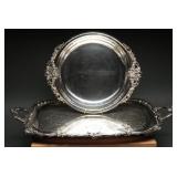 Wallace Baroque and Marlboro Silverplate Trays