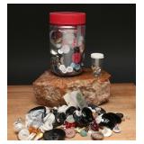 Button Collection with Assorted Styles