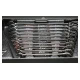 Snap-on Metric Ratcheting Wrench Set, 10 Pieces