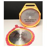 Freud CD010 Sanding Disk & DeWalt 12" Saw Blade