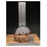 Incra Precision Steel Rule and Protractor Set