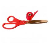 Oversized Ribbon Cutting Scissors with Ribbon Roll