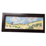 Stephanie Plaisted 'North on Lazy S' Watercolor