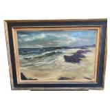 Ronald Pawson 'Rough Sea' Original Oil Painting