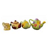 Seymour Mann Sunflower Teapot & Floral Ceramic Set