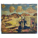 F. Mauro Signed Original Canvas Painting 24x30