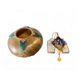 Beaded Gourd Art & 2009 Jim Shore Nativity Star