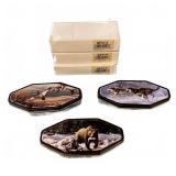 Three Wildlife Lockback Knives in Gift Tins w/Box
