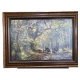 Thomas Brooks Signed 'Wild Turkeys' Limited Prin