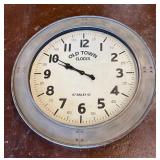 Industrial Style Riveted Wall Clock