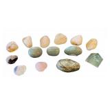 Citrine, Amazonite & Green Fluorite Pyramid